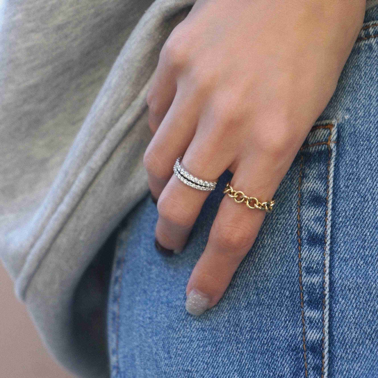 basic collection / diamond super basic half eternity ring 0.5ct pt950