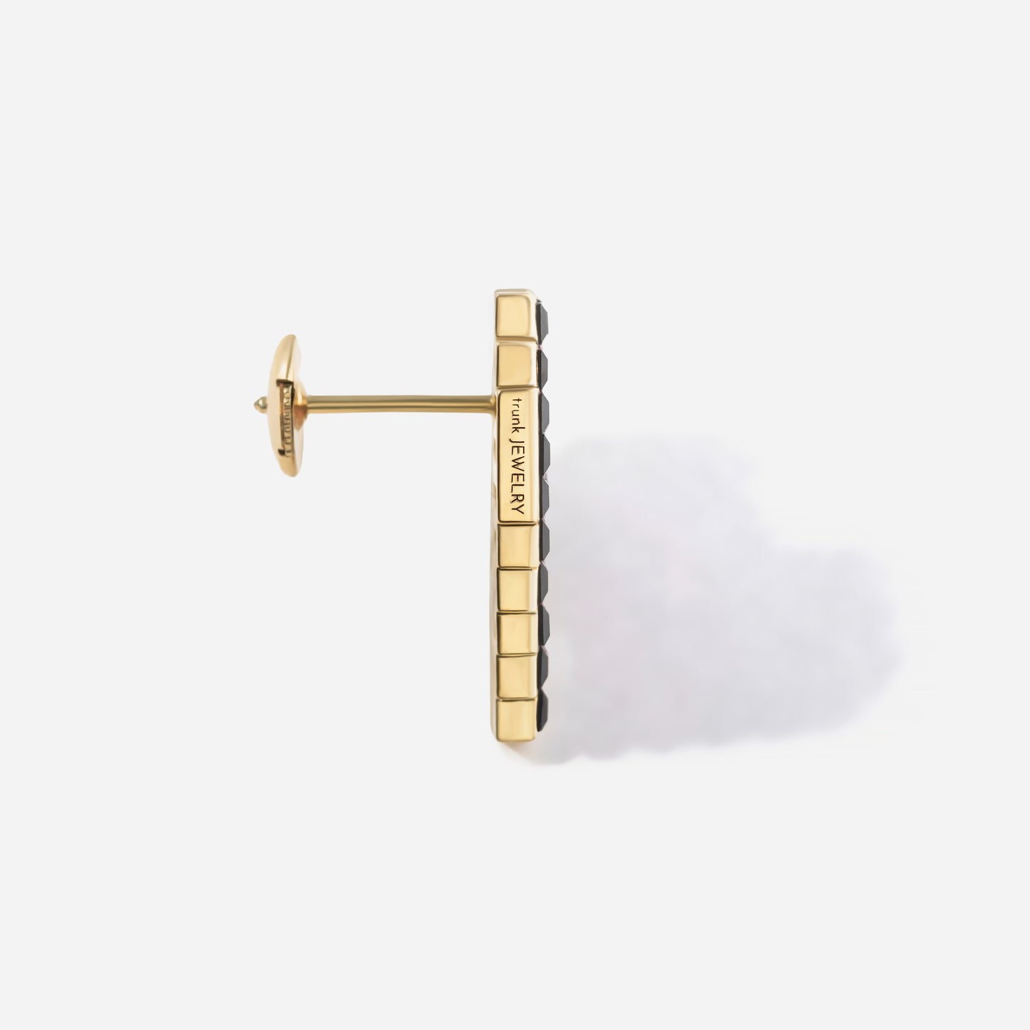 refined legacy collection / 8-bit heart mystery setting earring single K18YG