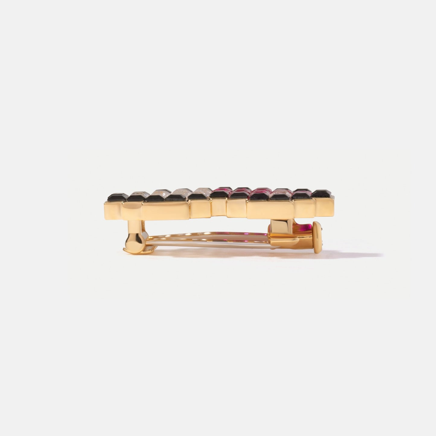 refined legacy collection / 8-bit low HP heart invisible setting brooch K18YG