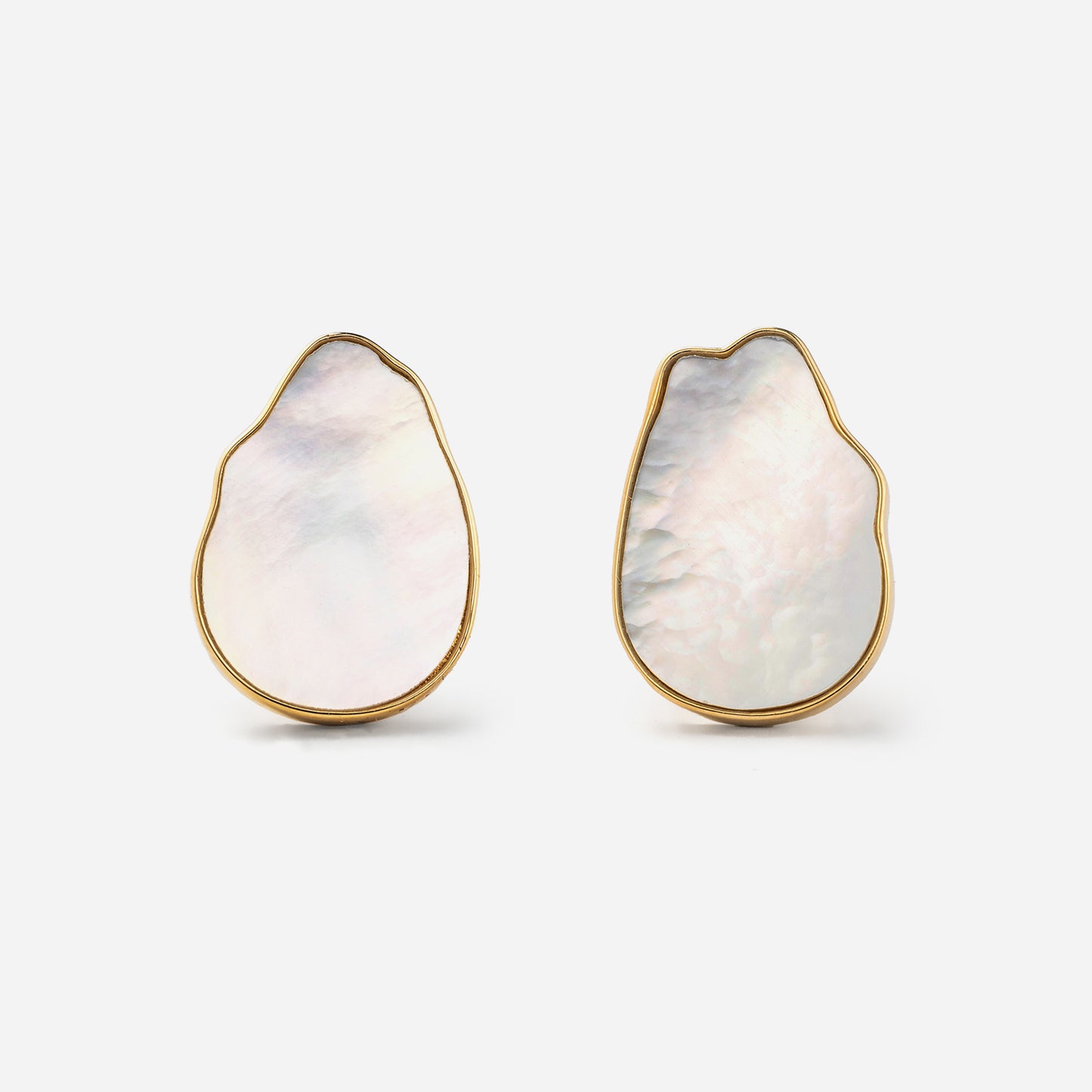 deja-vu collection / baroque in 2D earring pair K18YG