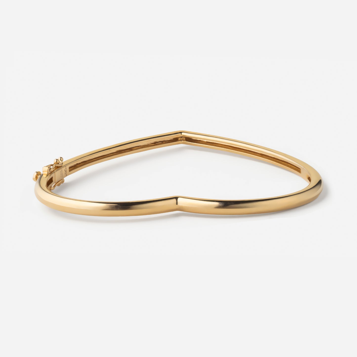 Shūren shinka collection / heart hug silhouette bangle K18YG