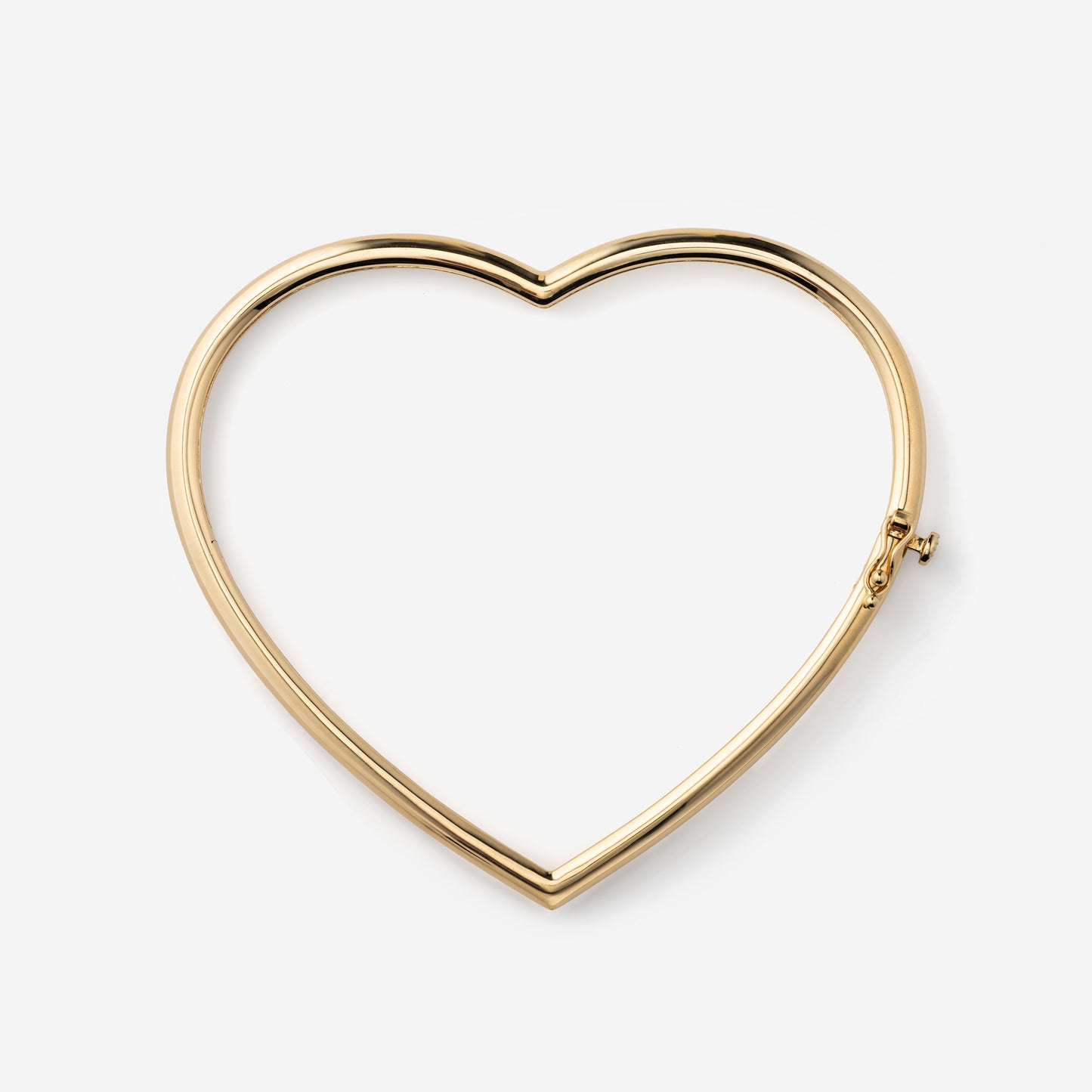 Shūren shinka collection / heart hug silhouette bangle K18YG