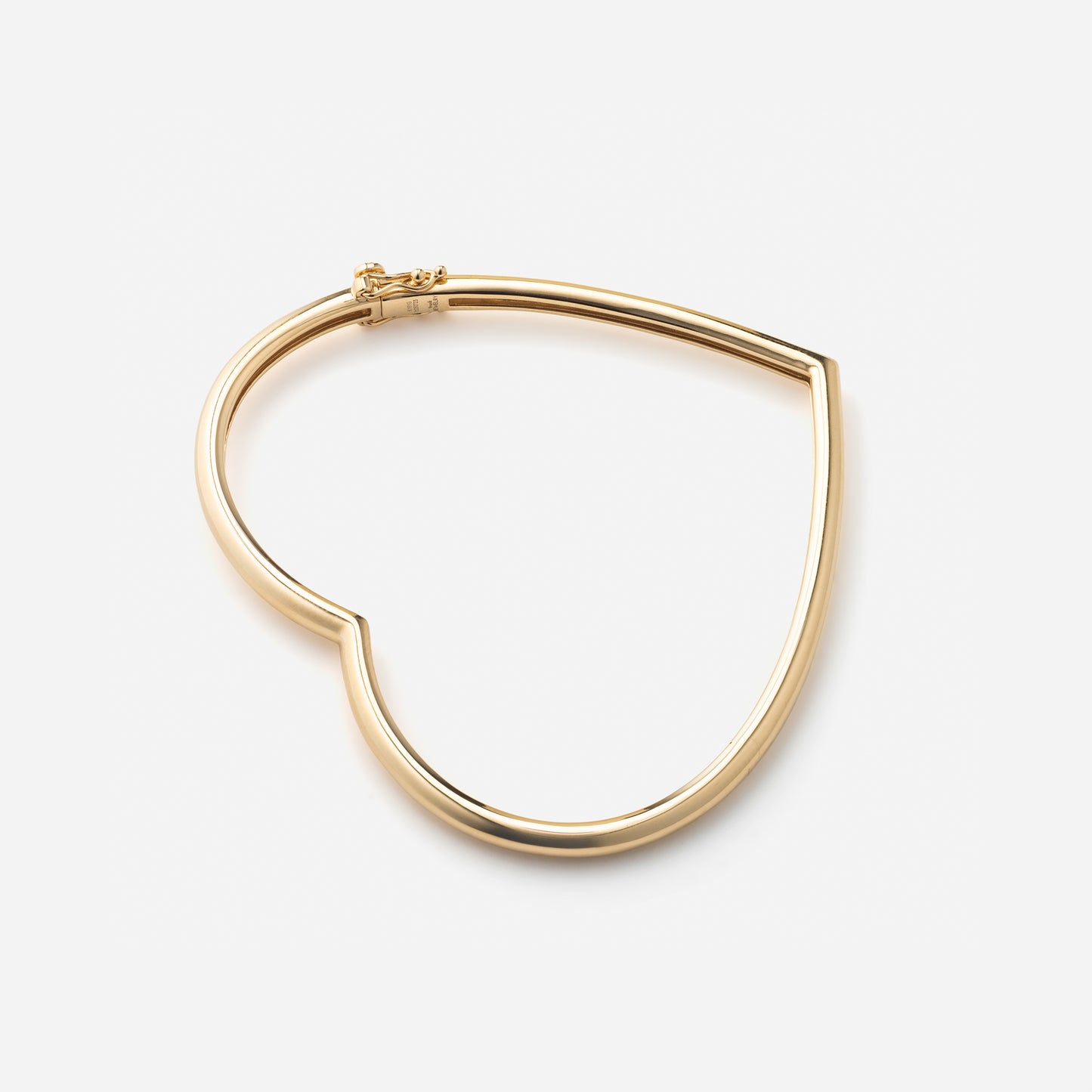 Shūren shinka collection / heart hug silhouette bangle K18YG