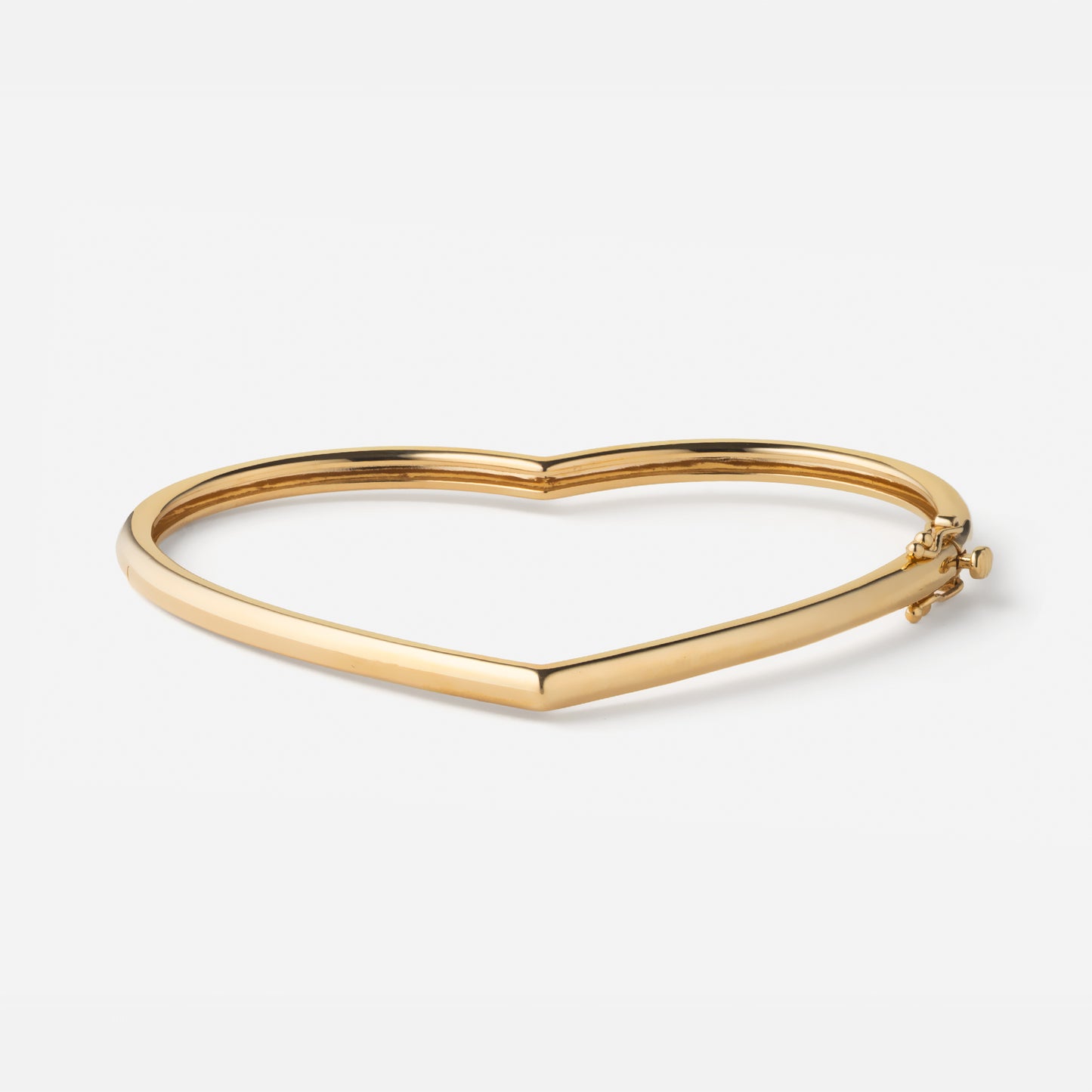 Shūren shinka collection / heart hug silhouette bangle K18YG