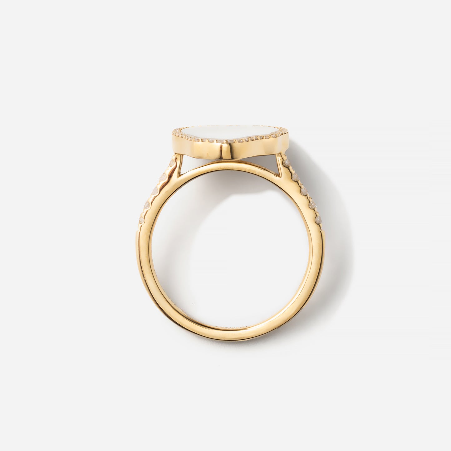 deja-vu collection / baroque in 2D diamond ring K18YG