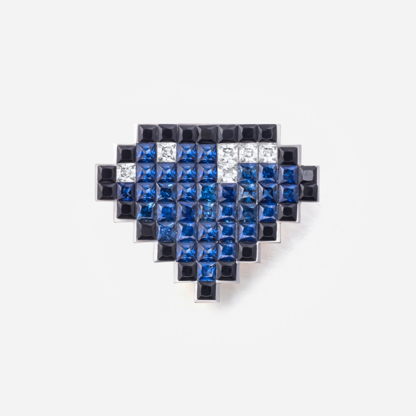 refined legacy collection / 8-bit bijou Invisible setting earring single K18WG