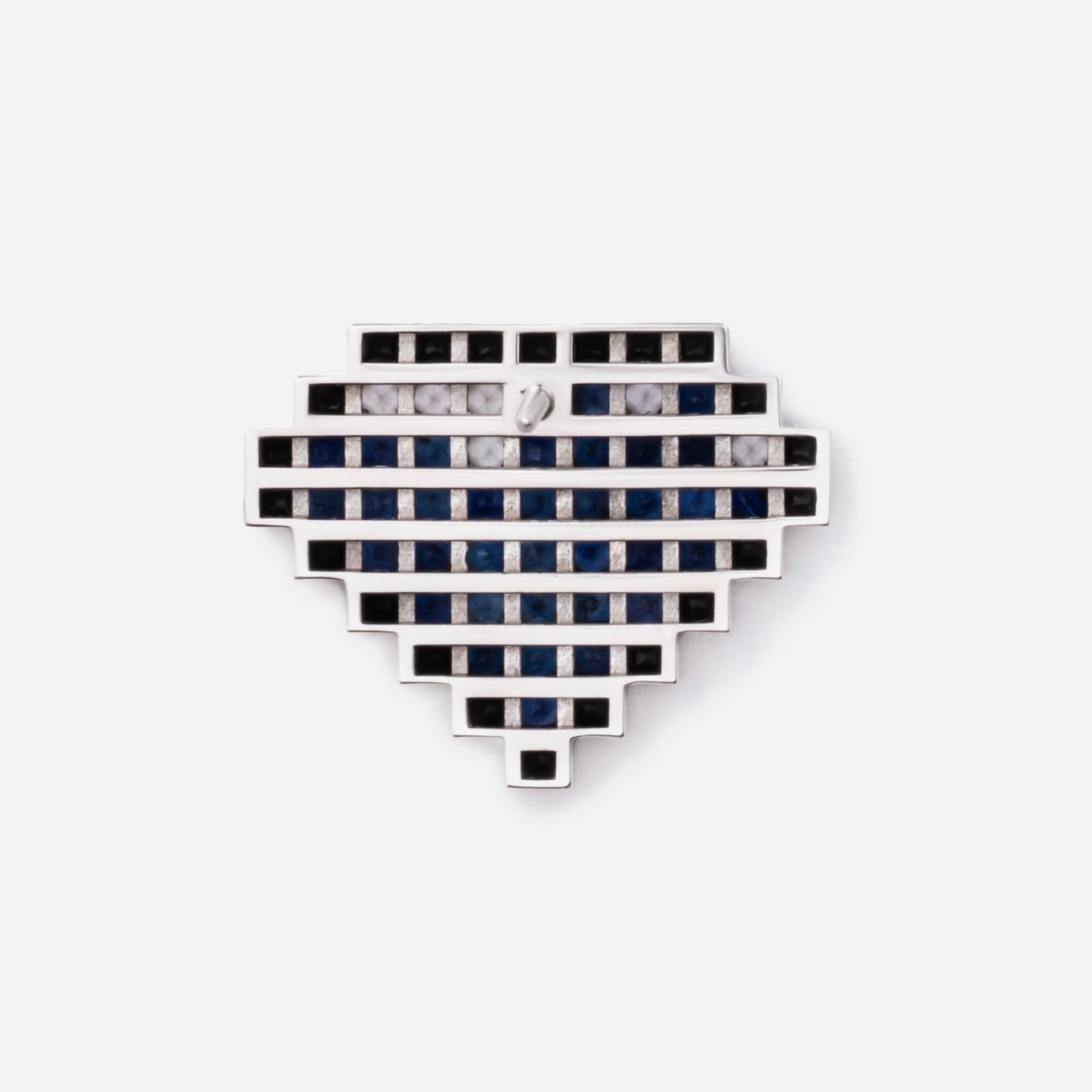 refined legacy collection / 8-bit bijou Invisible setting earring single K18WG