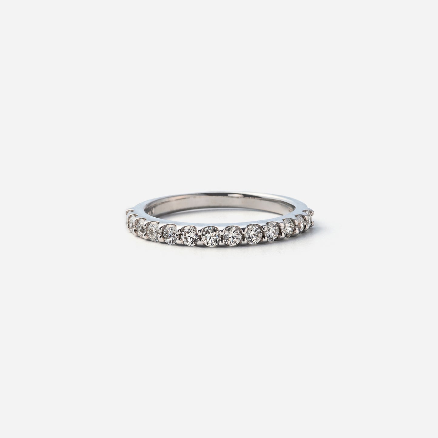 basic collection / diamond super basic half eternity ring 0.5ct pt950