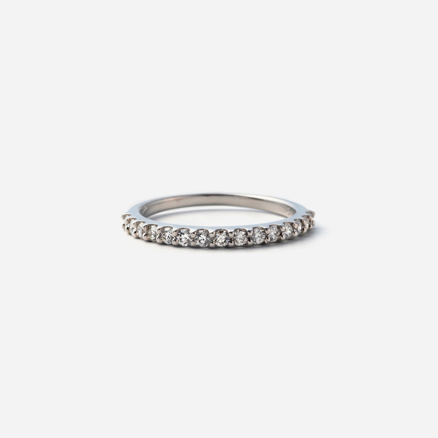 basic collection / diamond super basic half eternity ring 0.3ct pt950