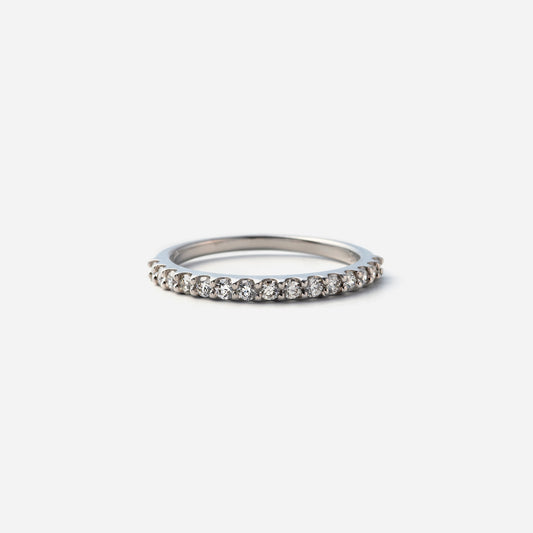 basic collection / diamond super basic half eternity ring 0.3ct pt950