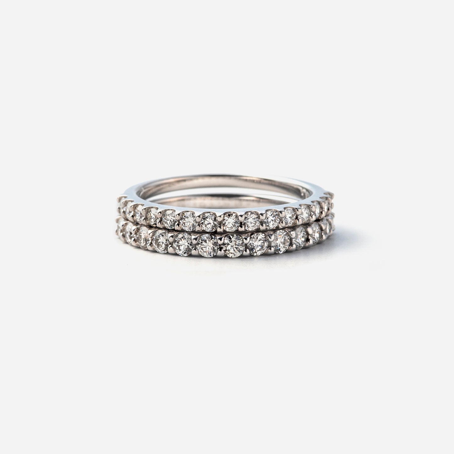 basic collection / diamond super basic half eternity ring 0.3ct pt950
