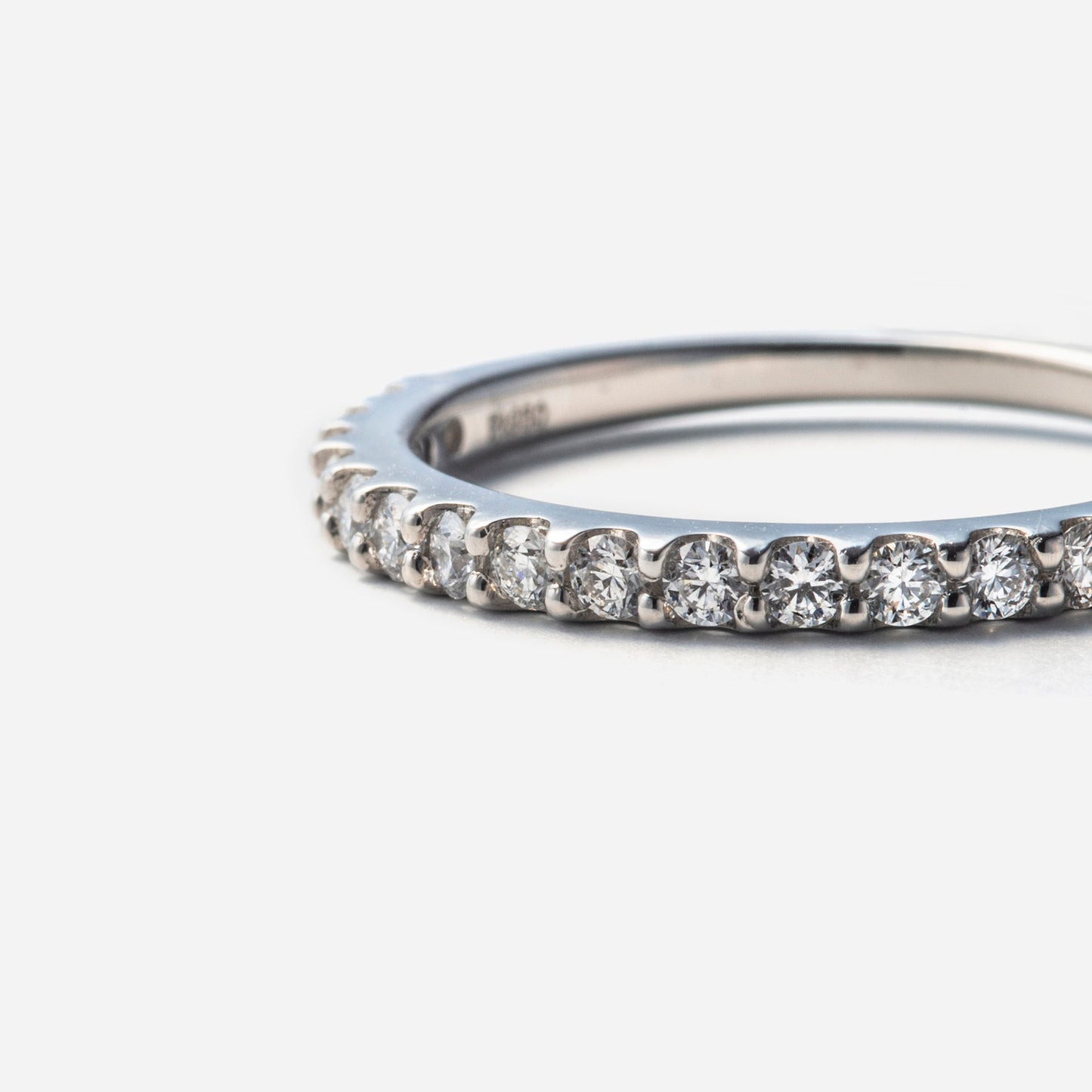 basic collection / diamond super basic half eternity ring 0.3ct pt950