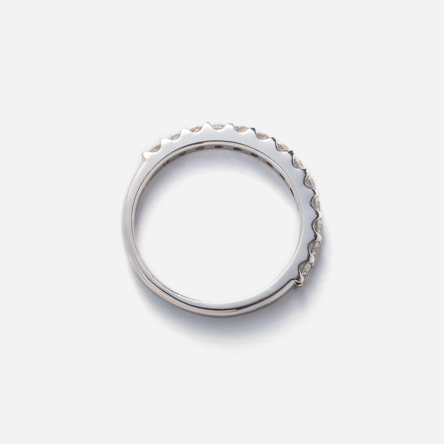 basic collection / diamond super basic half eternity ring 0.5ct pt950