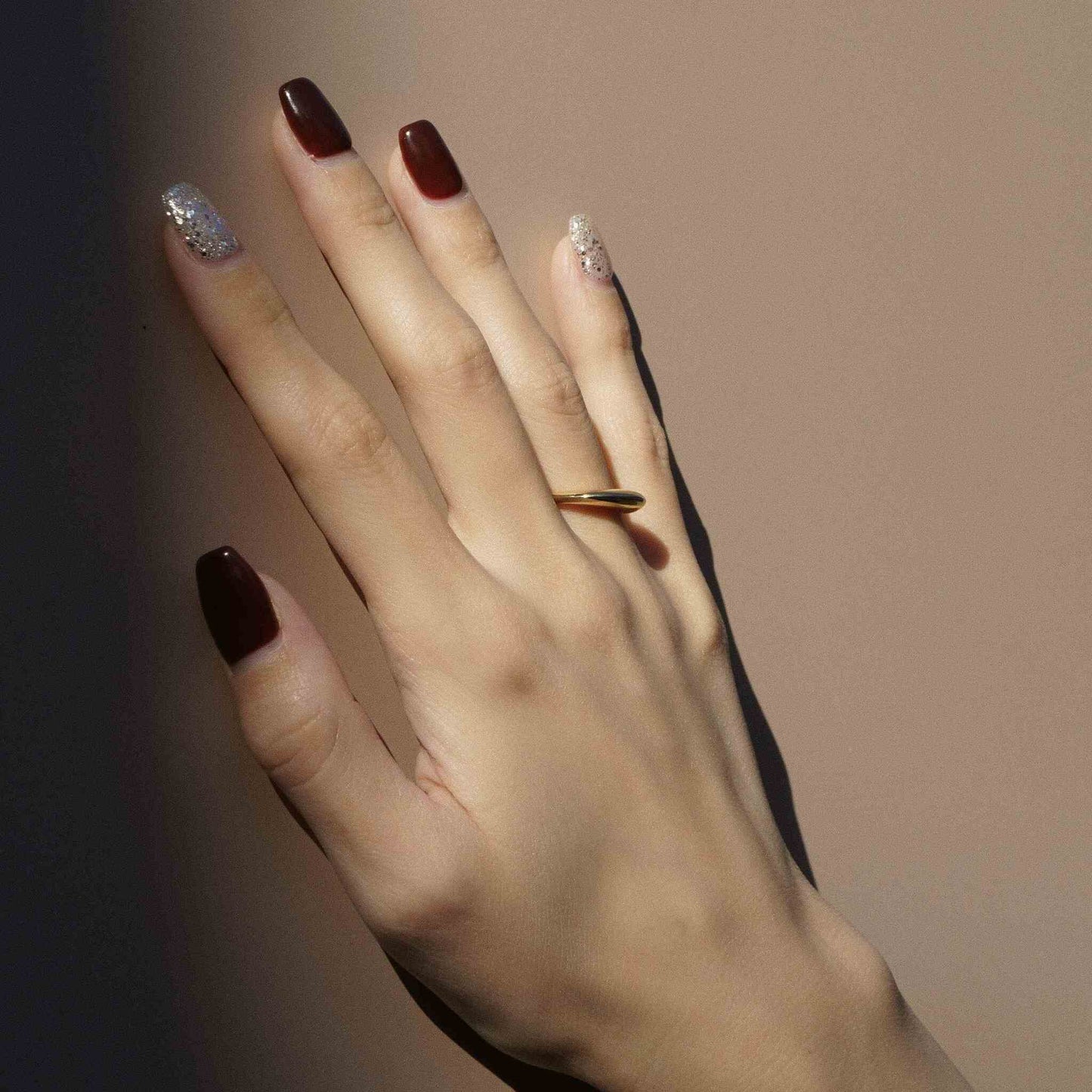 new basic collection / square toe material ring