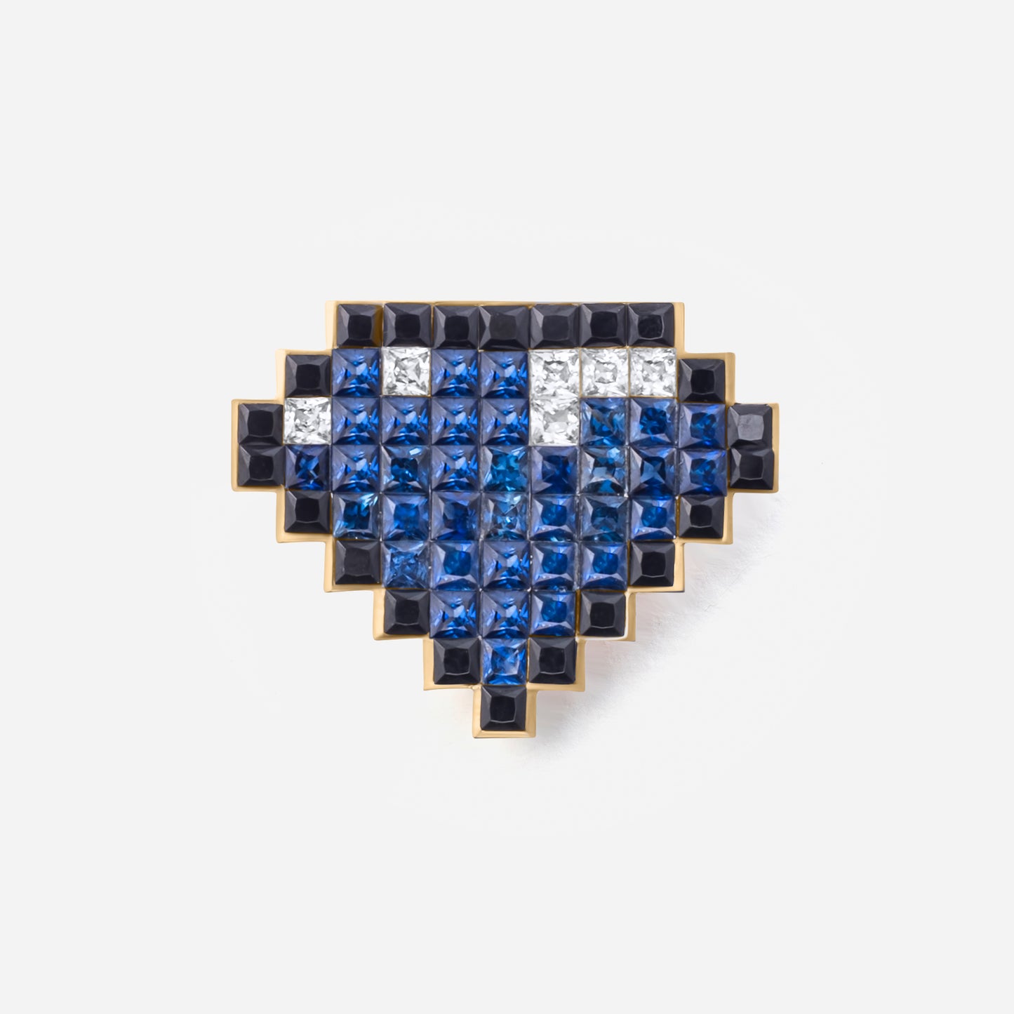 refined legacy collection / 8-bit bijou Invisible setting earring single K18YG