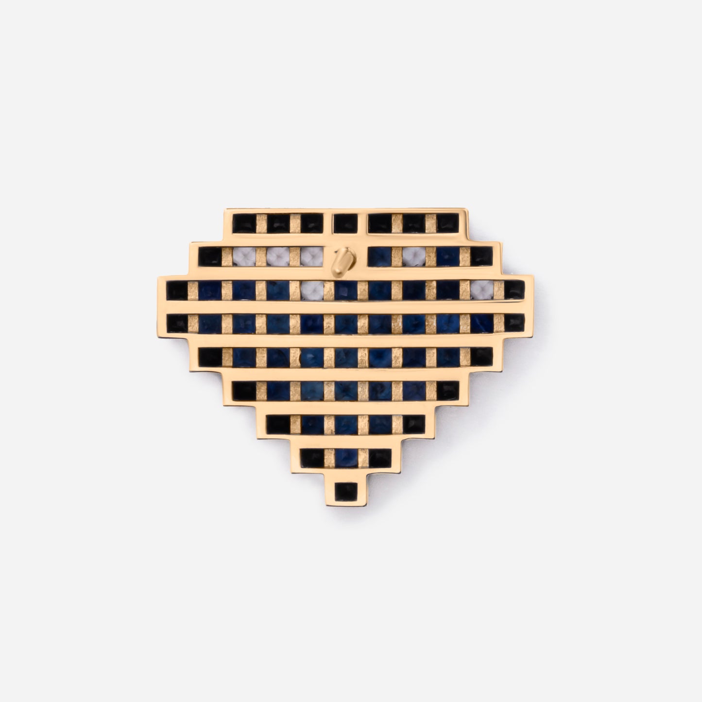 refined legacy collection / 8-bit bijou Invisible setting earring single K18YG