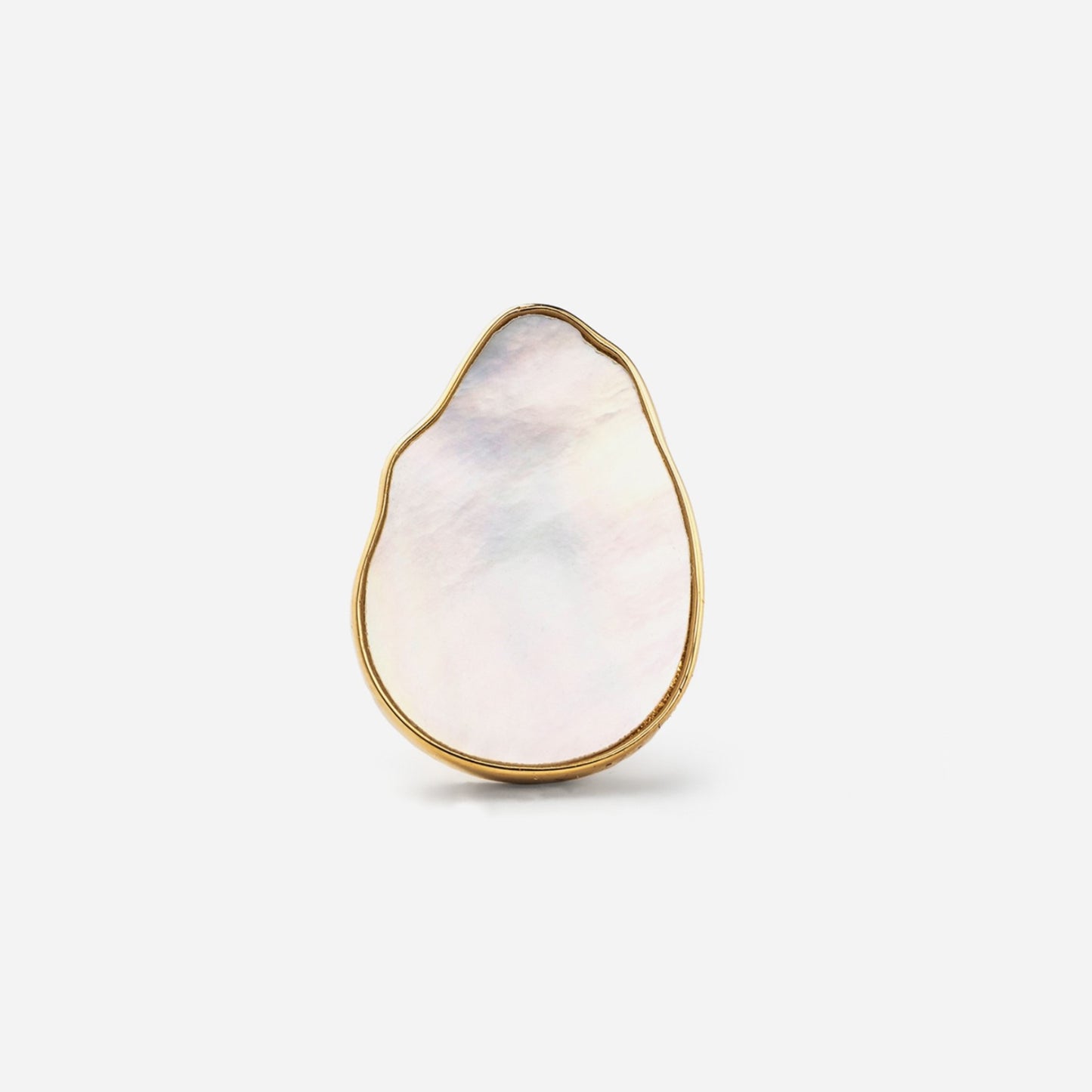 deja-vu collection / baroque in 2D earring single K18YG