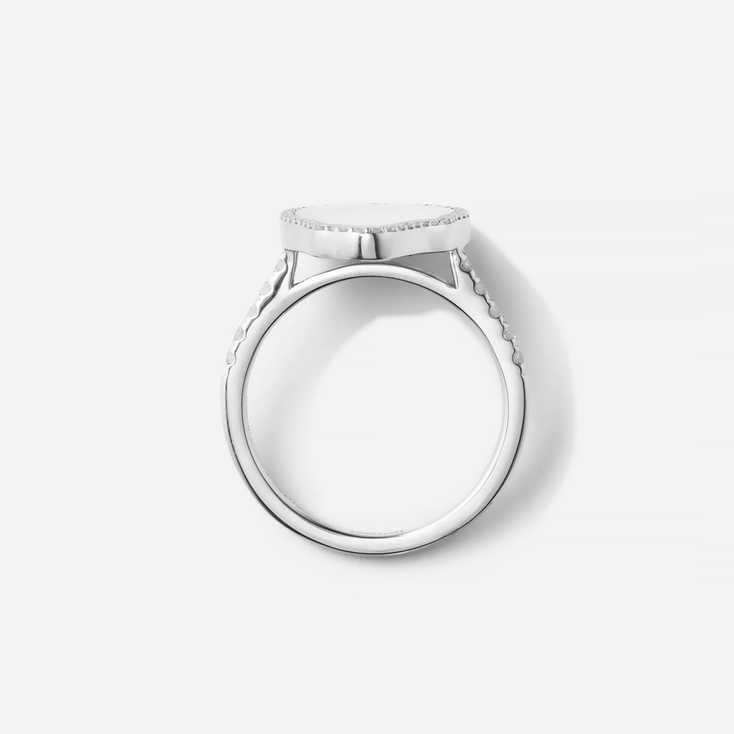 deja-vu collection / baroque in 2D diamond ring K18WG