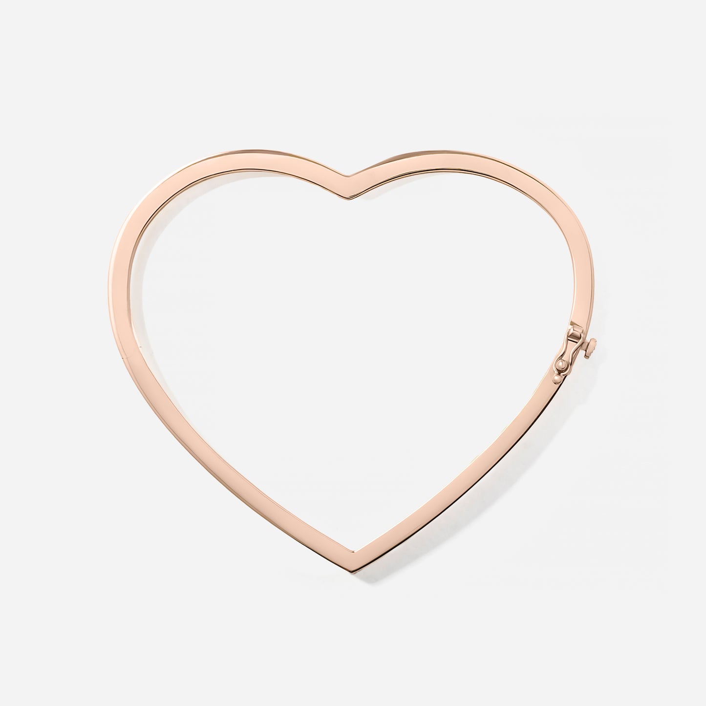 Shūren shinka collection / heart hug silhouette diamond bangle K18PG