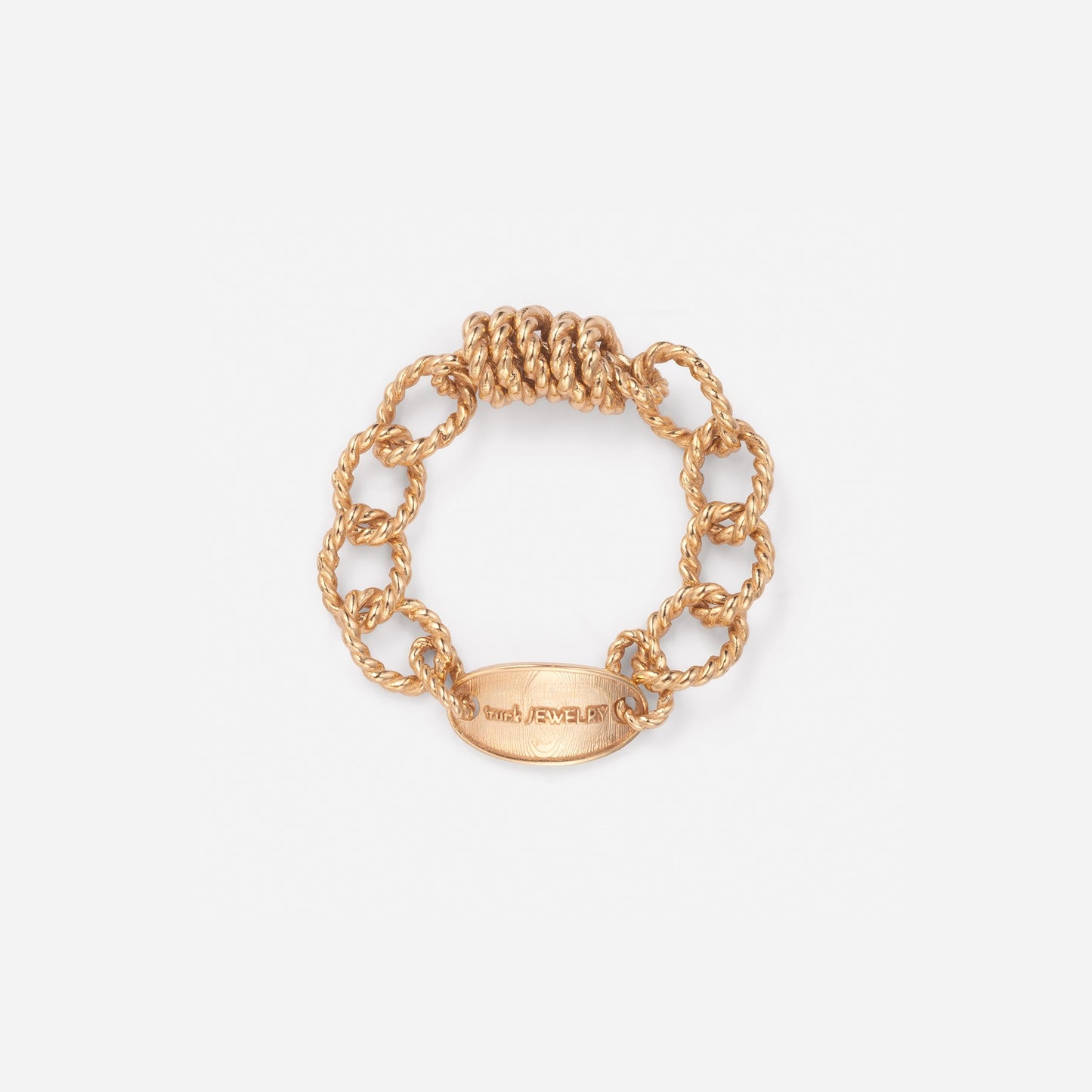 refined legacy collection / etruscan rope chain ring