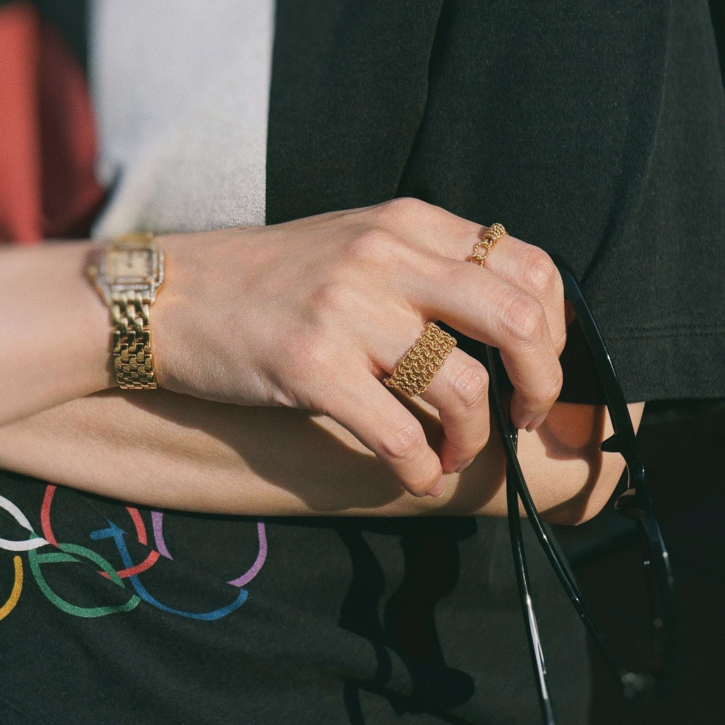refined legacy collection / etruscan rope chain ring