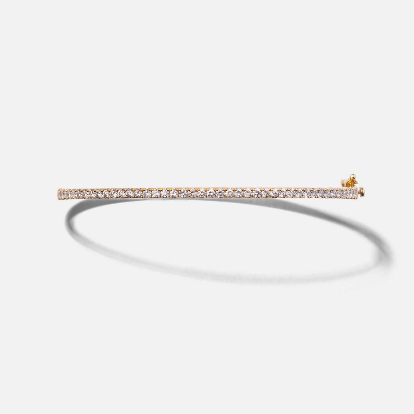 basic collection / super basic diamond bangle 1ct K18YG