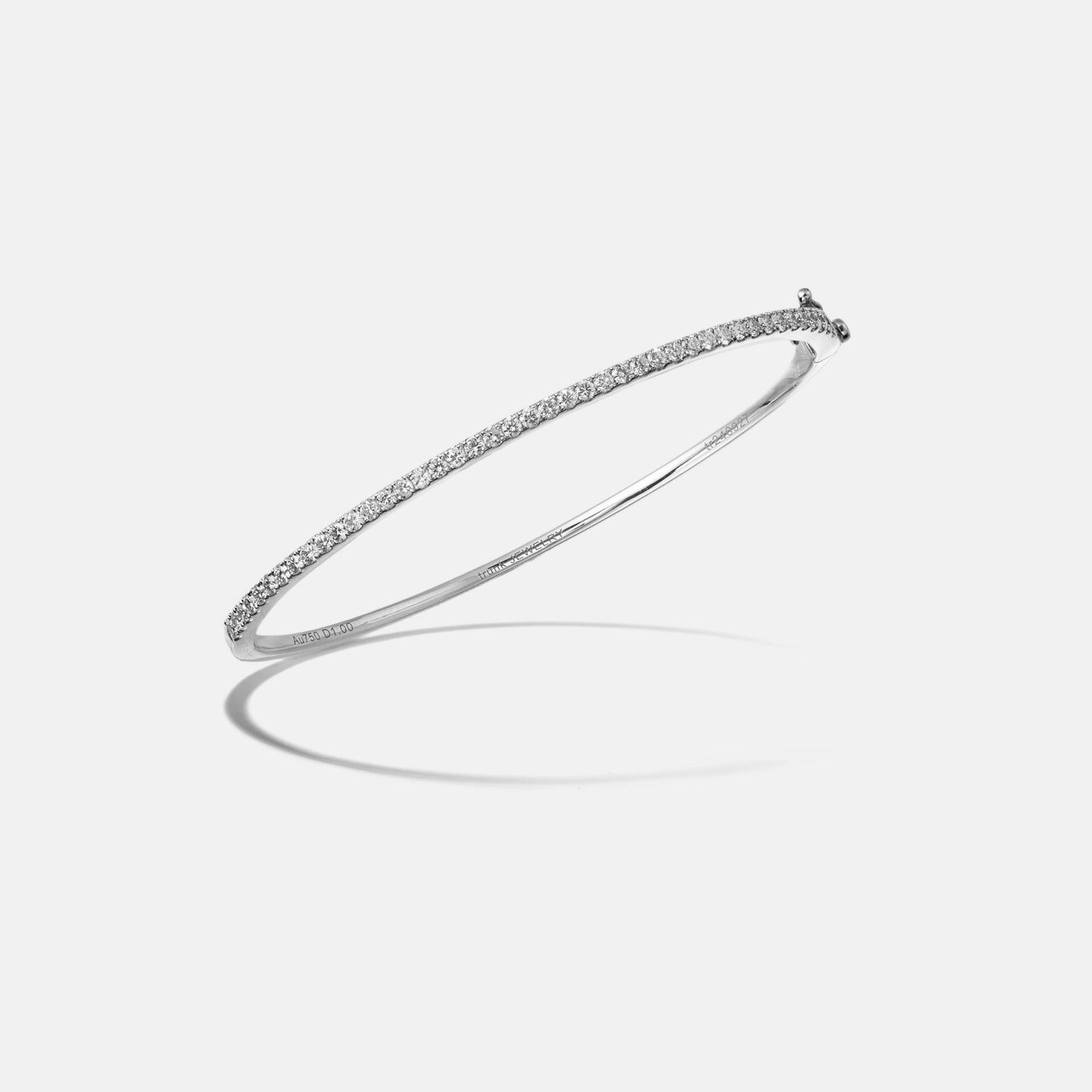 basic collection / super basic diamond bangle 1ct Pt950