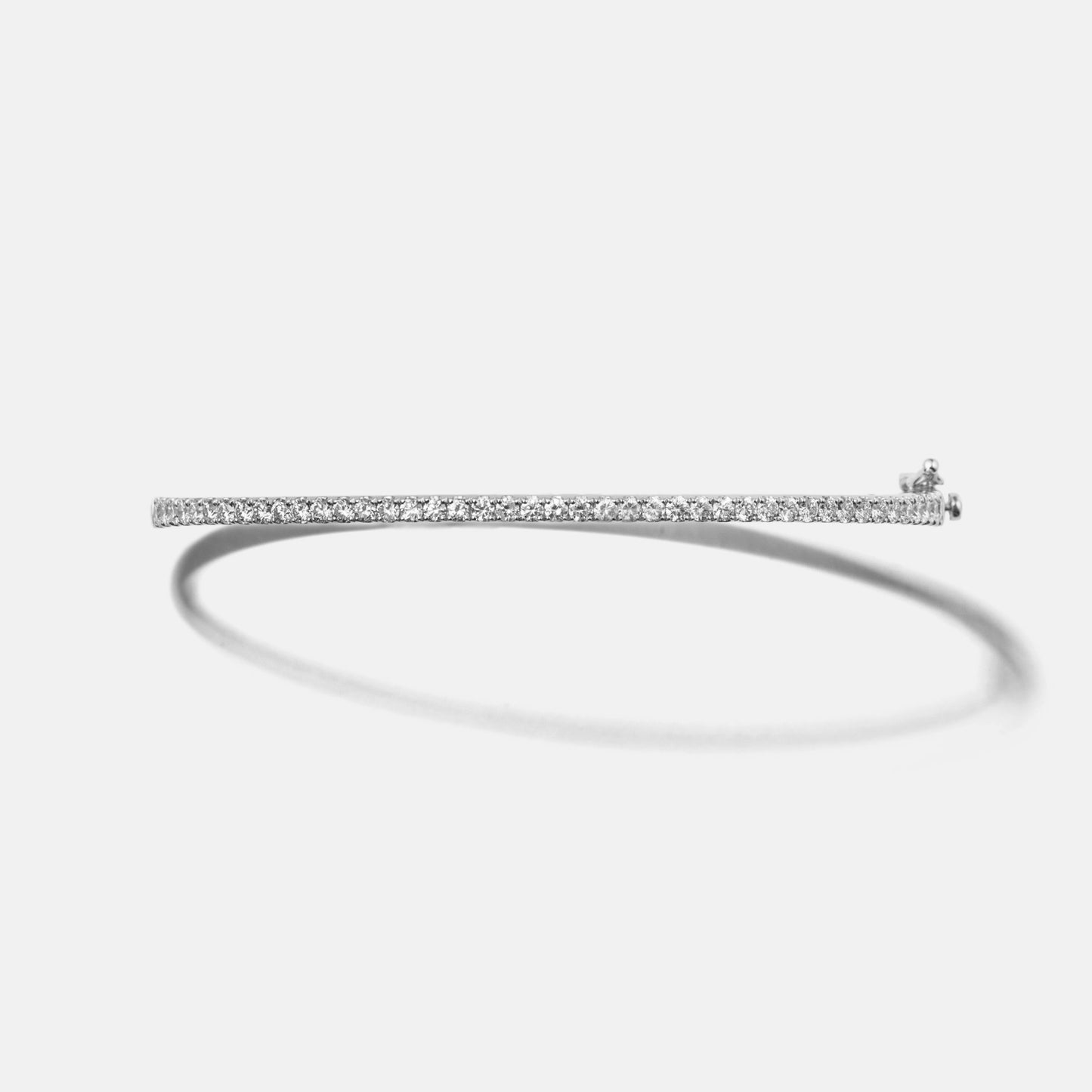 basic collection / super basic diamond bangle 1ct Pt950